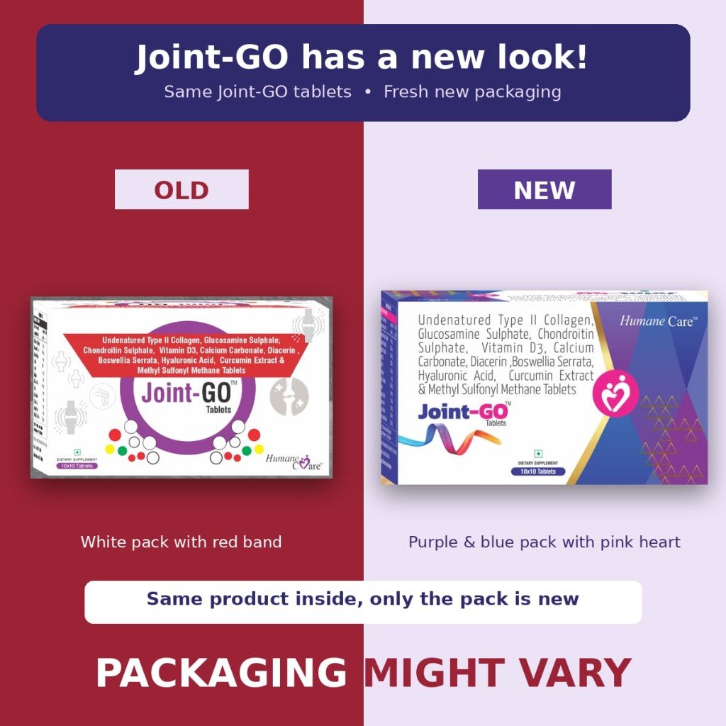 Joint-GO old and new packaging